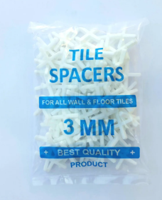 Tile spacers, 3 mm, pack