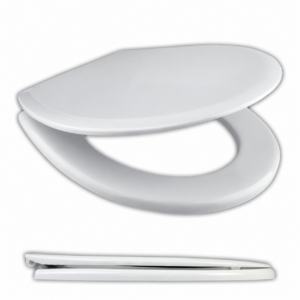 Wirquin Neon PP white toilet seat, stock code 23505