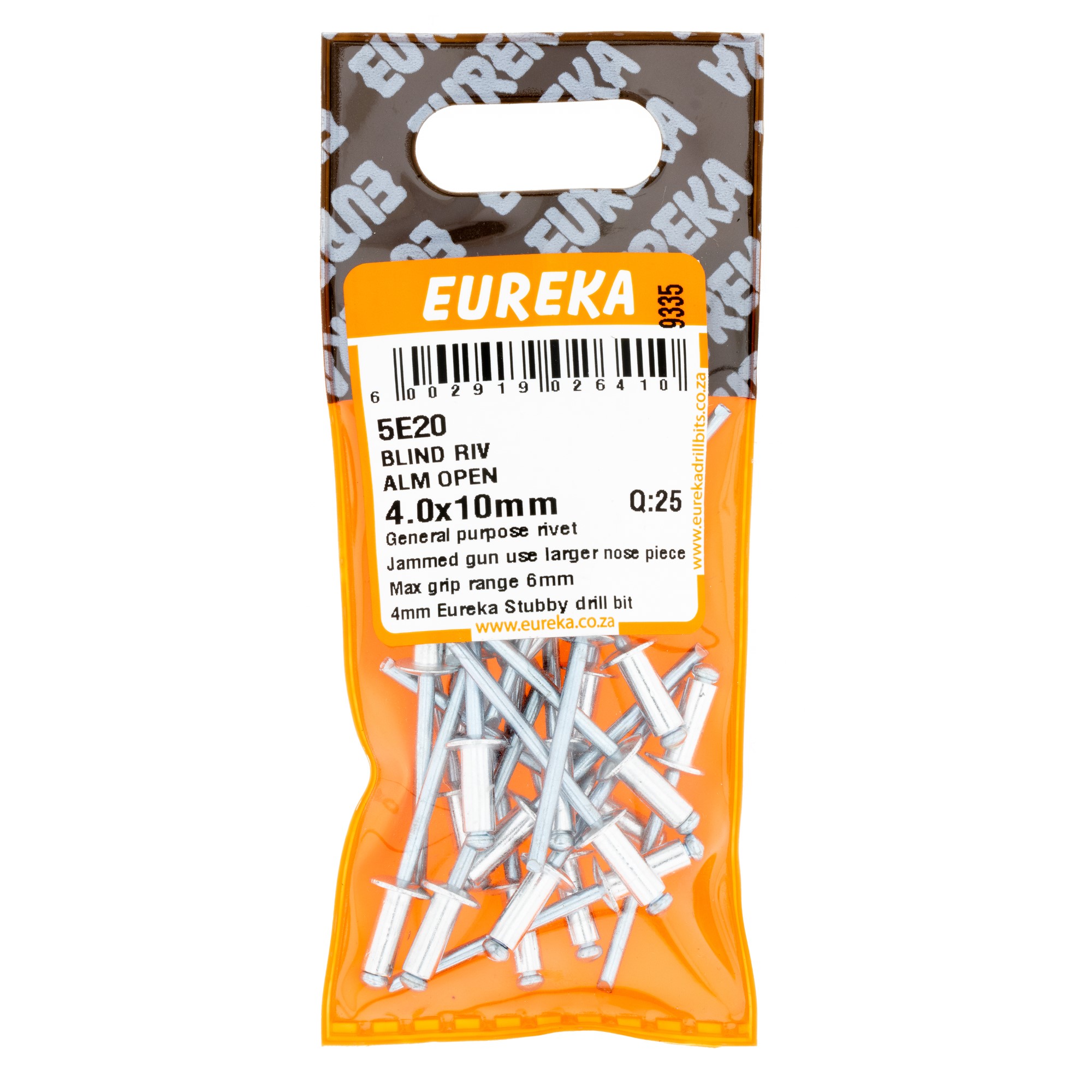 BLIND RIV ALM OPEN 4.0X10MM
