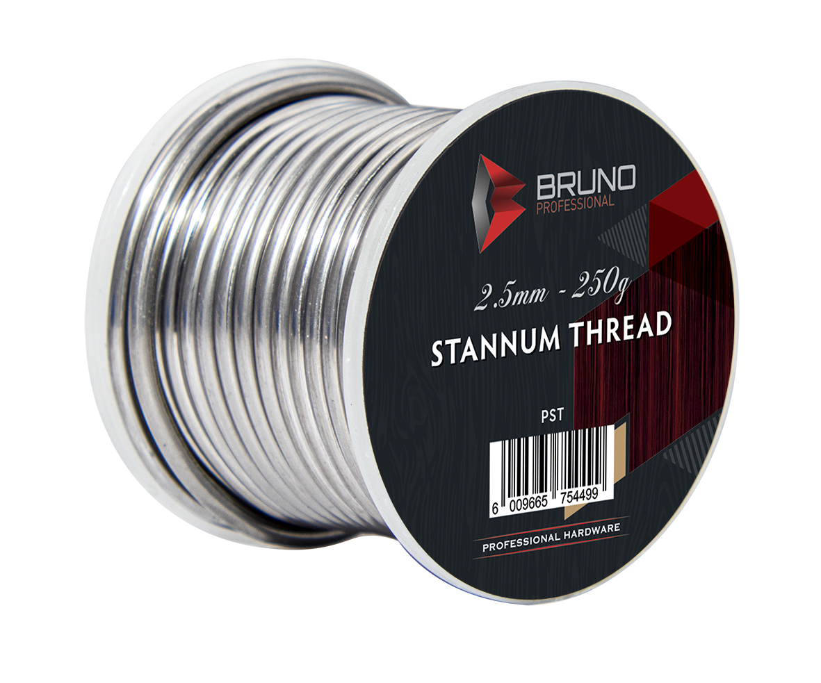 SOLDER WIRE RESIN-CORE 2.5 MM 250 G BRUNO
