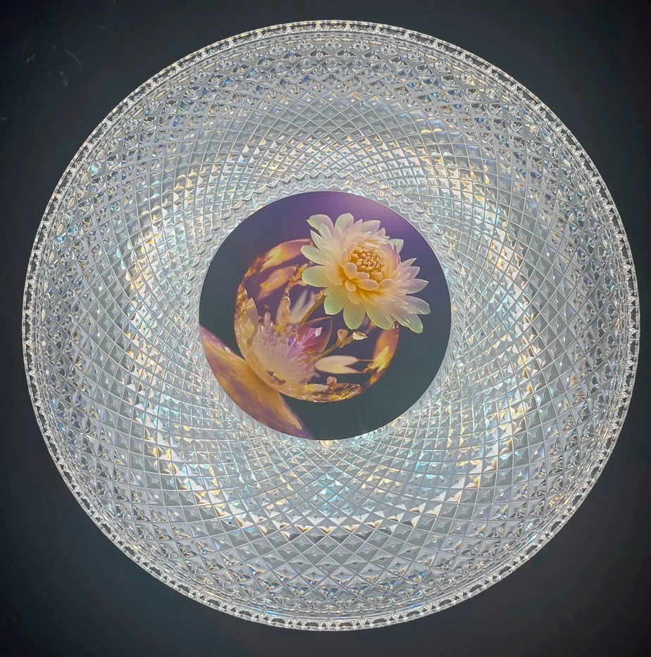 CEILING LIGHT 48W TRI-COLOR 8952 400MM IRON BASE