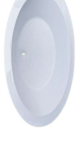 BATH TUB DELUXE WHITE OVAL R/S 3881