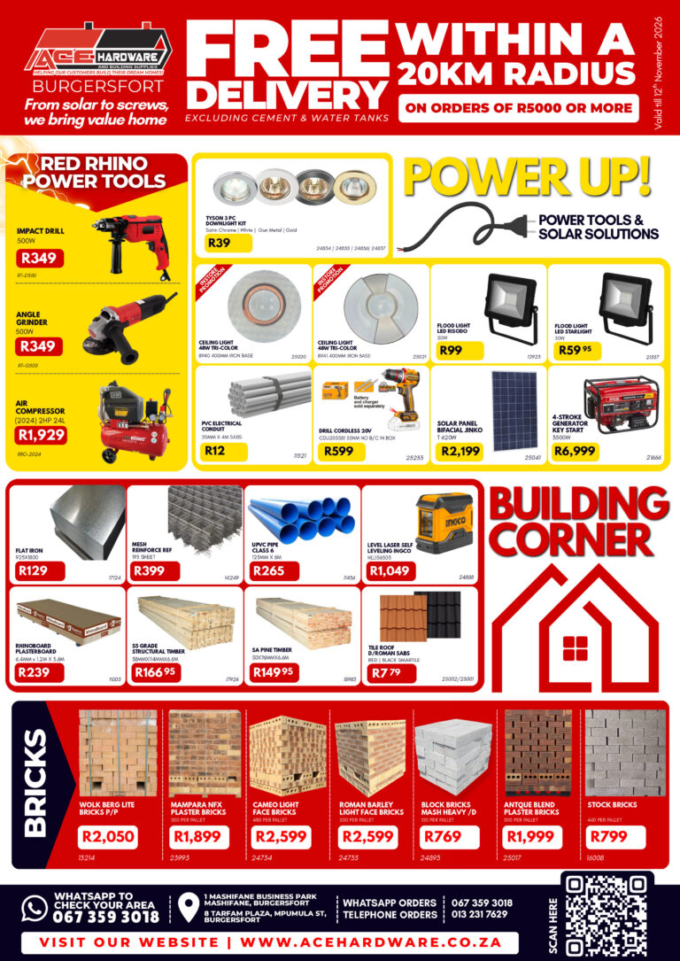 Latest published Ace Hardware flyer