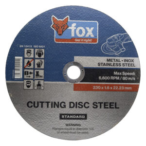STANDARD STEEL-CUT DISC 230 × 1.6 MM