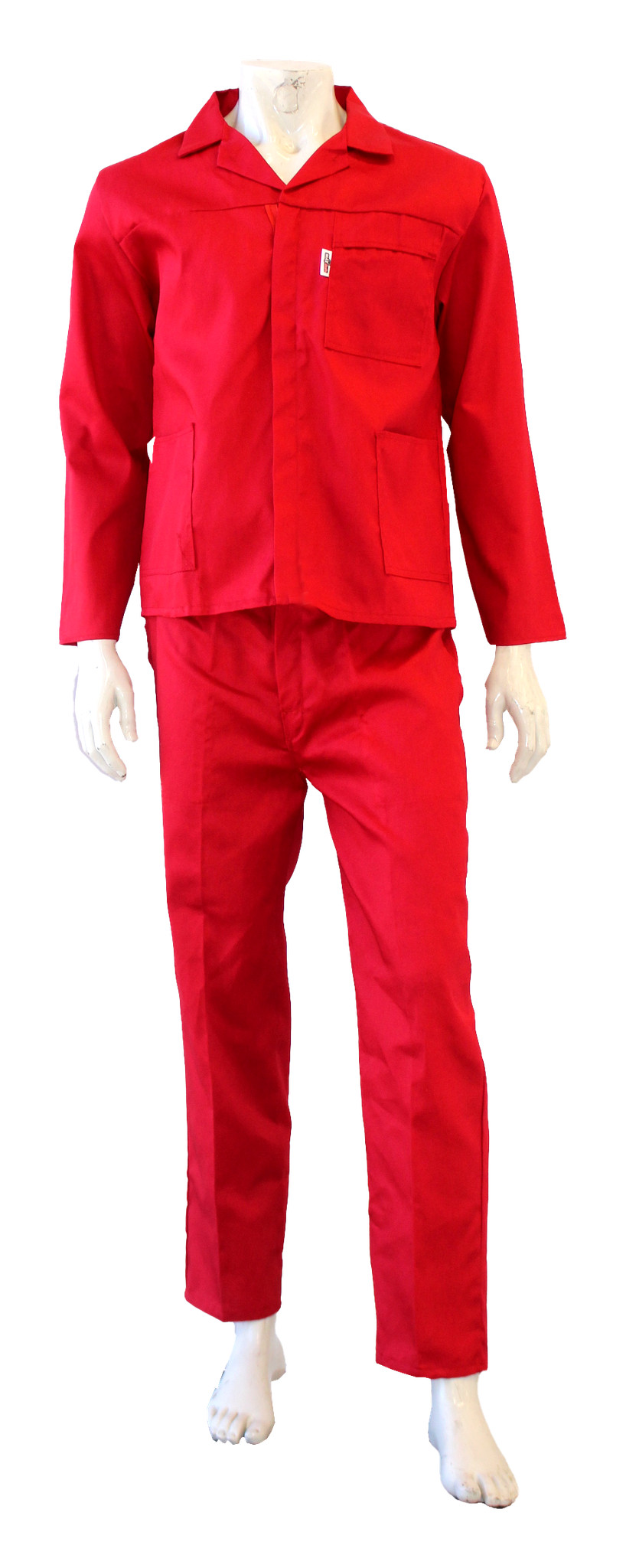 OVERALLS RED 2PCS SIZE 38