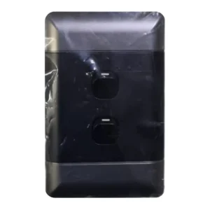 NEU 2 LEVER 1 WAY SWITCH 2X4 BLACK